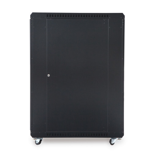 22U Server Cabinet-Front Glass /Solid Rear Doors - 36