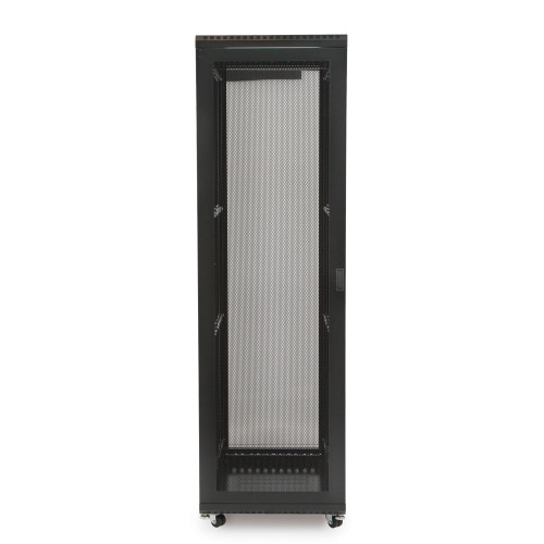 42U Server Cabinet - Front Glass /Rear Vented Doors - 24