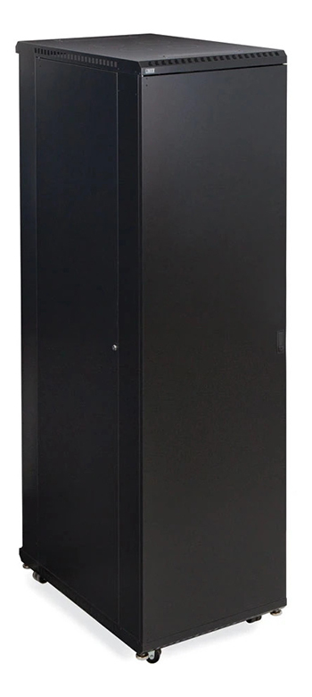 42U LINIER Server Cabinet  With Solid Front And Rear Doors - 36" Depth