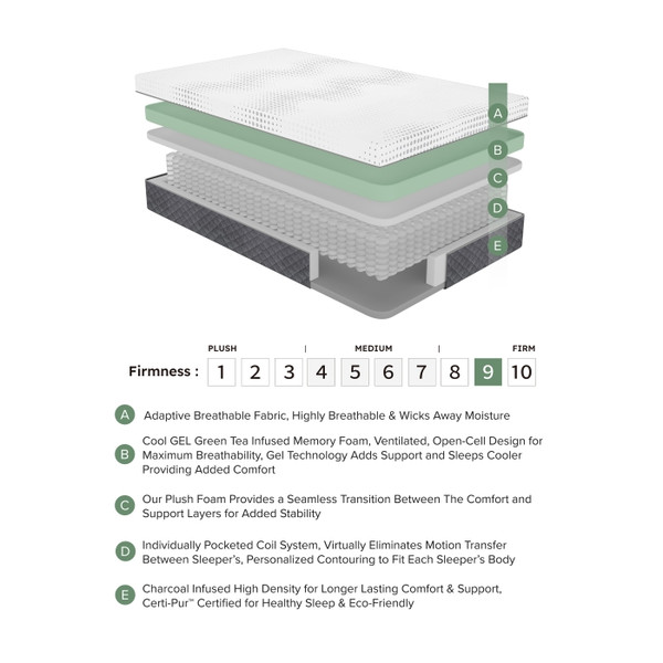12'' Gel-Infused Memory Foam-Findlay Collection