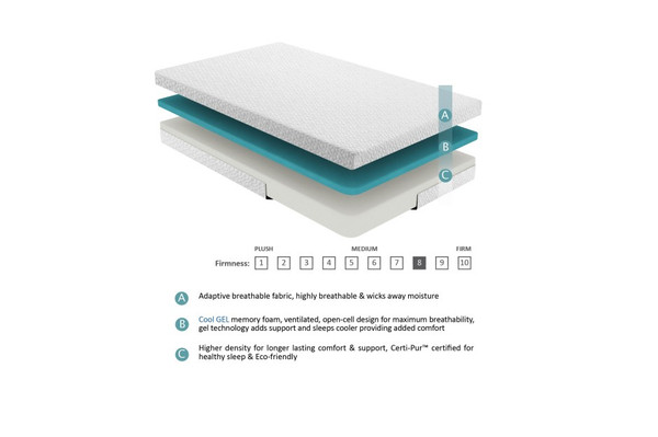6'' Gel-Infused Memory Foam-Altair Collection