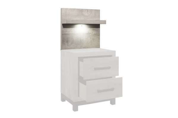Bedroom-Zephyr Collection Wall Panel for Night Stand