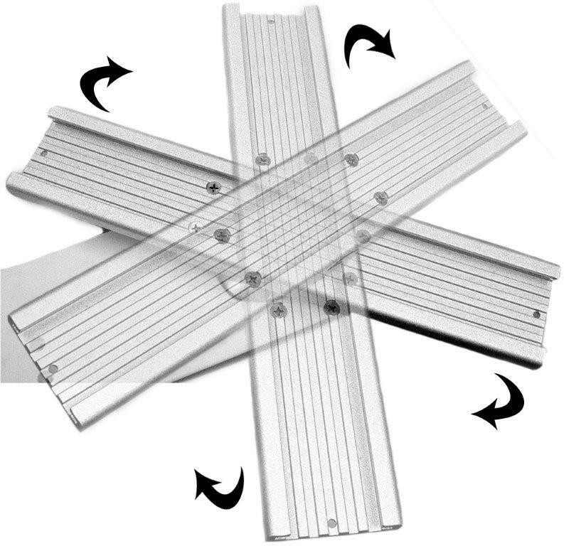 Adjustable Gimbal Mount with Mounting Track Traxstech