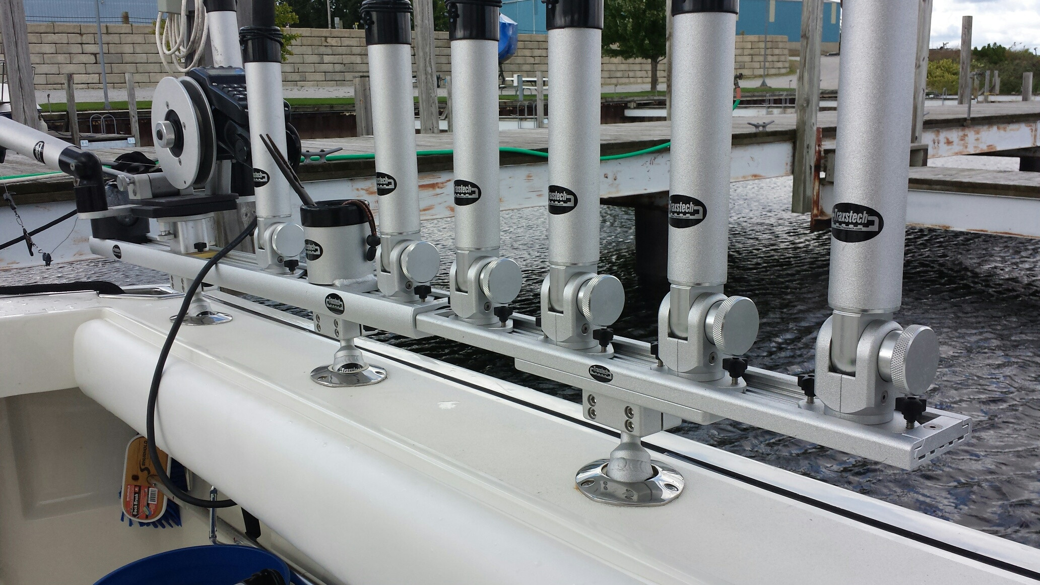 Traxstech GTLT Ratcheting Rod Holder on Lift & Turn Base