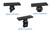 Traxstech Low Profile Electronics Mount Variations (Black)