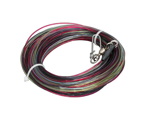 Traxstech Planer Reel Replacement Line - 150' of 200# Test line with Snap Swivel (Part: # PRRL-150)
