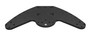 Traxstech Dual Rod Holder Deep Wing Arm - Black (Part: BDRDWA-200)
