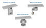 Traxstech Low Profile Electronics Mount Variations (Clear/Silver)