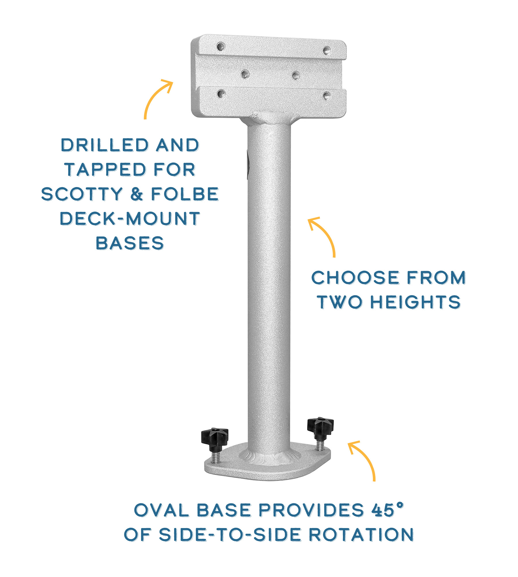 Traxstech Dovetail Mounting Base Features