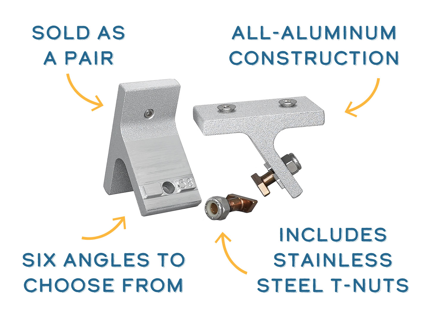 T-Bolt Bracket - Various Degrees