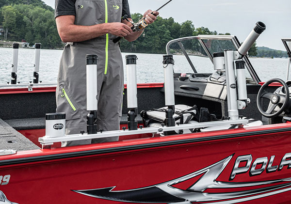 Traxstech Bracket Mounting Method on Polar Kraft Boat