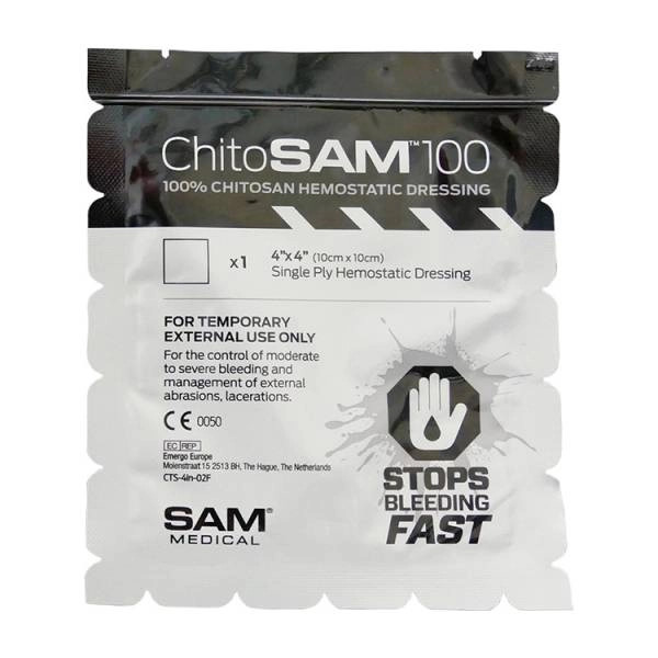 SAM® ChitoSAM™ 100 Haemostatic Dressing 10x10cm