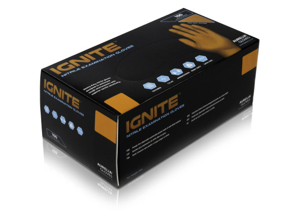 Aurelia® Ignite Heavy Duty Nitrile Gloves (100)