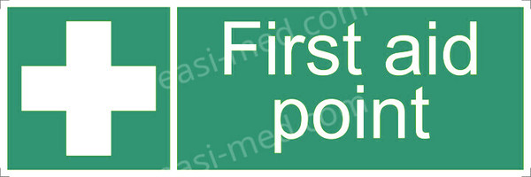 First Aid Point Sign 300 x 100