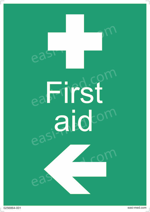First Aid Left Sign - Ensure Safety with First Aid Left Sign | Expert ...