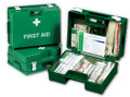 10 Person HSE Deluxe First Aid Kit & Wall Bracket