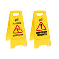 Caution Wet Floor/Clean In Progress Standard Sign