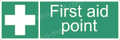 First Aid Point Sign 300 x 100