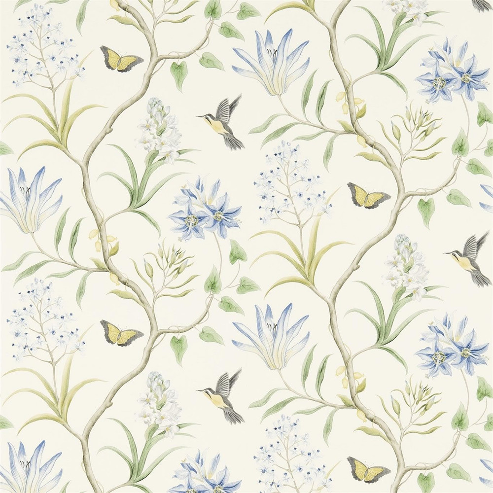Sanderson Clementine Wallpaper 213389 Delft Blue
