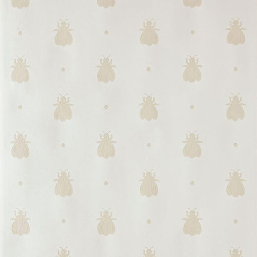 Farrow & Ball Bumble Bee Wallpaper BP 509 White / Beige