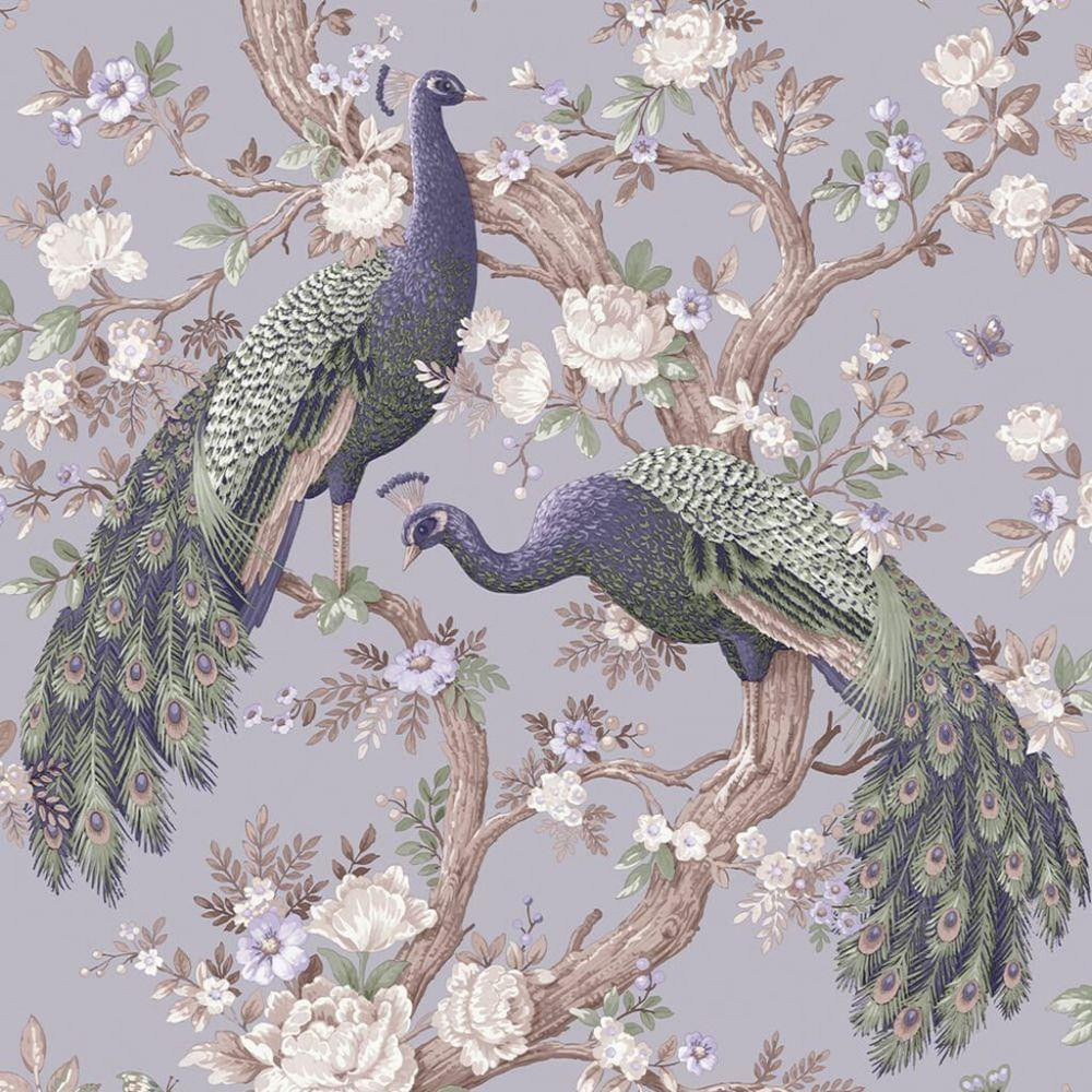 Laura Ashley Belvedere Wallpaper 115253 Pale Iris