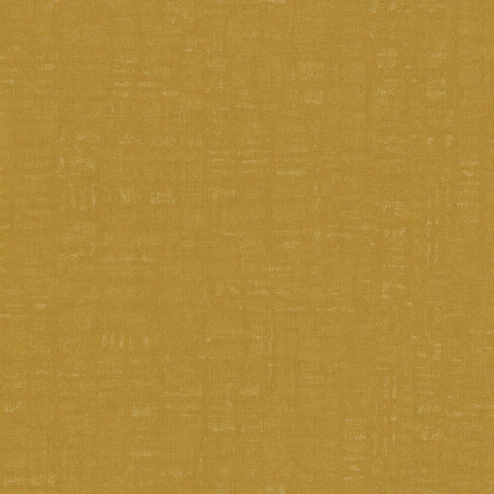 Galerie Linen Effect Textured Wallpaper FS72005 Yellow