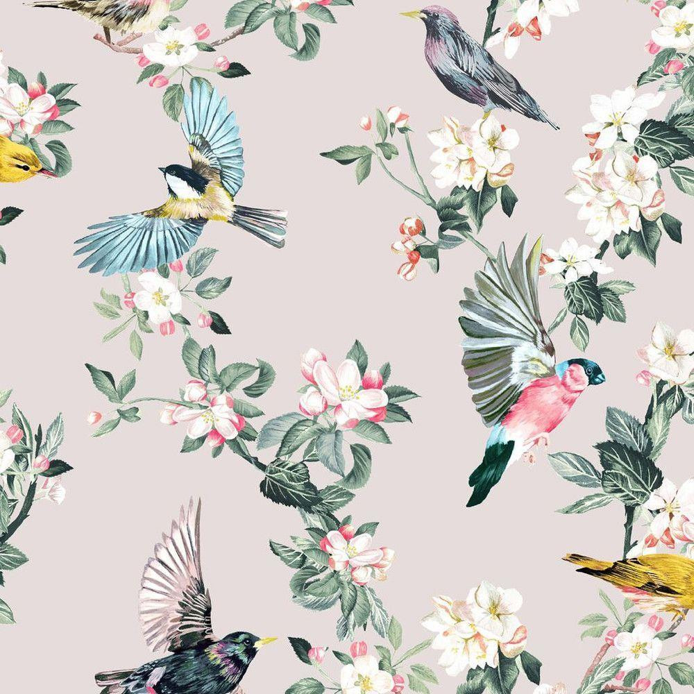 Copacabana • Tropical Parrots Wallpaper • Milton & King EU