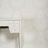 Lotus Wallpaper - BP2007 - Stone / Cream
