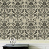 St Antoine Wallpaper - BP910 - Beige / Black