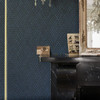 Amime Wallpaper - BP4405 - Stiffkey Blue / Off-Black