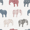 Galerie Just 4 Kids 2 Elephants Wallpaper - G56526 - Red / Beige