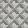 Galerie Kitchen Style 3 Geometric Diamond Wallpaper - CK36617 - Grey / Black