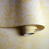 Holden Decor Harlen Woodland Damask Statement Wallpaper - 90806 - Yellow
