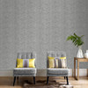 Graham & Brown Crocodile Wallpaper - 32-662 - Grey