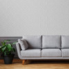 Graham & Brown Losanges Filaires Wallpaper - 106155 - Silver