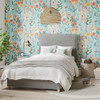 Harlequin Hide and Seek Wallpaper 112634 Linen / Duck Egg / Stone