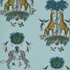 Emma J Shipley Creatura Wallpaper Turquoise W0114/04