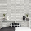 Galerie Honey Comb Wallpaper - G78296 - Sand / Black