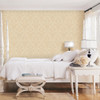 Galerie Stripes & Damasks 2 Carlisle Damask Wallpaper - DS29713 - Cream