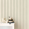 Galerie Stripes & Damasks 2 Dockery Stripe Wallpaper - SD25687 - Cream / Green
