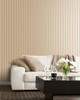 Galerie Simply Silks 4 Matte / Shiny Stripe Wallpaper - SL27518 - Soft Grey