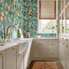 Sanderson Hykenham Wallpaper - 217041 - High Sea / Ginger