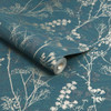 Graham & Brown Hedgerow Wallpaper - 112571 - Teal