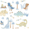 Galerie Tiny Tots 2 Dinosaurs Wallpaper - G78363 - Blue / Beige