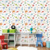 Galerie Tiny Tots 2 Dragons Wallpaper - G78368 - Bright Colours