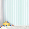Galerie Tiny Tots 2 Regency Stripe Wallpaper - G78406 - Turquoise