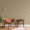Galerie Emporium Ogee Wallpaper - 7006 - Gold