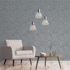 Galerie Emporium Aged Quatrefoil Wallpaper - DWP0246-02 - Grey / Silver