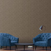 Galerie Texstyle Block Flock Wallpaper - G56579 - Brown