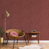 Galerie Texstyle Bronze Effect Wallpaper - G56590 - Terracotta / Red / Rose Gold